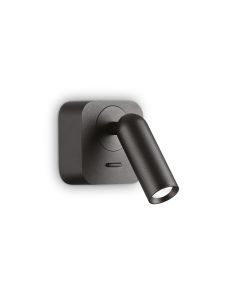 Απλίκα BEAN AP SQUARE Μαύρο Ideal Lux 260655