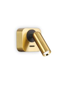 Απλίκα BEAN AP SQUARE Ορείχαλκος Ideal Lux 260662