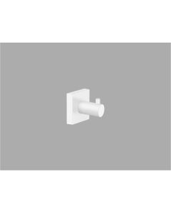 Sanco Iconic Single Bath Robe Hook Λευκό ματ 26728-Μ101