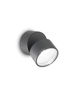 Απλίκα OMEGA AP ROUND Ανθρακί 3000K Ideal Lux 285450
