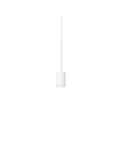 Κρεμαστό Φωτιστικό ARCHIMEDE SP CILINDRO Λευκό Ideal Lux 310589