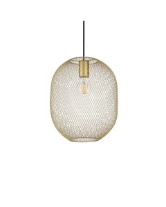 Κρεμαστό Φωτιστικό NET SP1 D24 Χρυσό Ideal Lux 317267