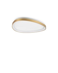 Φωτιστικό Οροφής GEMINI PL D061 ON-OFF Ορείχαλκος 3000K Ideal Lux 328065