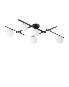 Φωτιστικό Οροφής ATLAS PL5 Μαύρο Ideal Lux 328218