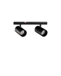 Γραμμικό Σύστημα Φωτισμού STICK SPOT DOUBLE 10W 3000K Μαύρο Ideal Lux 329536