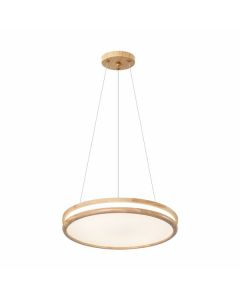 ΠΛΑΦΟΝΙΕΡΑ/ΚΡΕΜΑΣΤΟ  LED CCT 27W 3000K | 4000K | 6000K ΞΥΛΟ Spotlight 3361