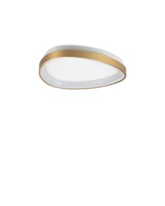 Φωτιστικό Οροφής GEMINI PL D042 ON-OFF Ορείχαλκος 2700K Ideal Lux 341453