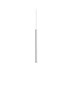 Κρεμαστό Φωτιστικό LOOK LED SP1 ROUND D16 H250 ON-OFF Λευκό 3000K Ideal Lux 351629