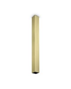 Φωτιστικό Οροφής LOOK PL1 SQUARE D60 H750 Ορείχαλκος Ideal Lux 353852