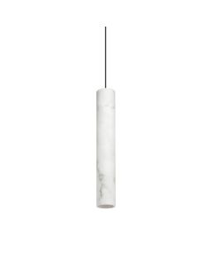 Κρεμαστό Φωτιστικό LOOK SP1 ROUND D60 H400 ALABASTRO Ideal Lux 361192