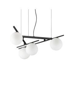 Κρεμαστό Φωτιστικό ATLAS SP4 Μαύρο Ideal Lux 365091