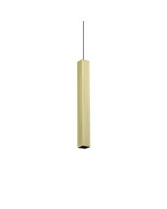 Κρεμαστό Φωτιστικό LOOK SP1 SQUARE D40 H400 Ορείχαλκος Ideal Lux 366982