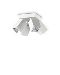 Φωτιστικό Οροφής DYNAMITE PL4 SQUARE Λευκό Ideal Lux 367446