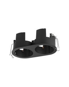 ACCESSORI BEYOND CORNICE CON BORDO DOPPIA 10W Μαύρο Ideal Lux 370026