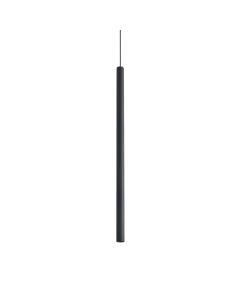 Κρεμαστό Φωτιστικό LOOK LED SP1 ROUND D30 H700 ON-OFF Μαύρο 3000K Ideal Lux 371122