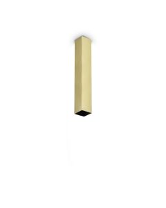 Φωτιστικό Οροφής LOOK PL1 SQUARE D60 H400 Ορείχαλκος Ideal Lux 371511
