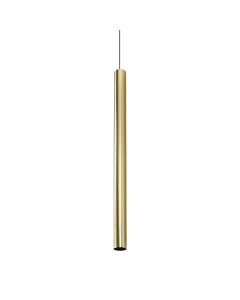 Κρεμαστό Φωτιστικό LOOK SP1 ROUND D60 H1000 Ορείχαλκος Ideal Lux 371634