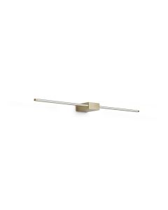 Απλίκα ESSENCE AP SQUARE D075 LUCE DIR. Ορείχαλκος 3000K Ideal Lux 371689