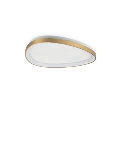 Φωτιστικό Οροφής GEMINI PL D061 ON-OFF Ορείχαλκος 4000K Ideal Lux 372082