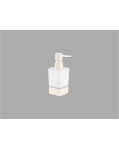 Sanco Bathroom Set Επικαθήμενο Ντισπένσερ Μπεζ ματ 90355-Μ102