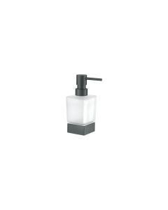 Sanco Bathroom Set Επικαθήμενο Ντισπένσερ Ανθρακί ανάγλυφο 90355-Μ118