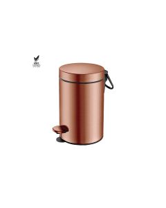Sanco Waste Bins Χαρτοδοχείο 3 lt Soft Close (AISI 304) PVD κόκκινος χαλκός βουρτσιστός 90603-PVD-10BR