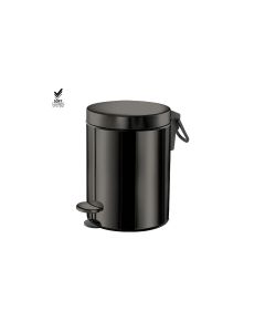 Sanco Waste Bins Χαρτοδοχείο 5 lt Soft Close (AISI 304) PVD gun metal γυαλιστερό 90605-PVD-05PL