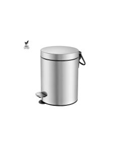 Sanco Waste Bins Χαρτοδοχείο 5 lt Soft Close (AISI 304) PVD νίκελ ατσάλι 90605-PVD-11BR