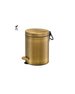 Sanco Waste Bins Χαρτοδοχείο 5 lt Soft Close (AISI 304) Μπρονζέ ματ 90605-Μ25