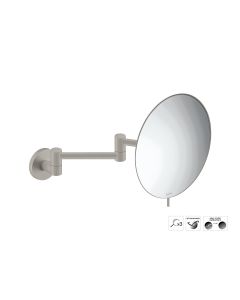 Sanco Cosmetic mirrors Μεγεθυντικός καθρέπτης x3 (Διπλό βραχίονα) Γκρι τσιμέντου ματ MR-701-M104