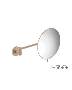 Sanco Cosmetic mirrors Μεγεθυντικός καθρέπτης x3 Μόκα ματ MR-705-M103