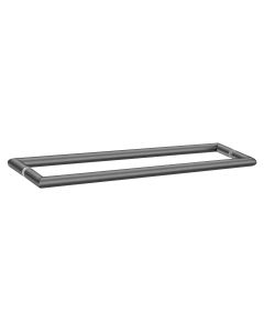 Sanco Glass Door Accessories Διπλή Λαβή / Πετσετοθήκη PVD gun metal βουρτσιστό SET-GL0715-PVD-05BR