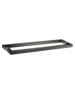 Sanco Glass Door Accessories Διπλή Λαβή / Πετσετοθήκη PVD gun metal γυαλιστερό SET-GL0723-PVD-05PL
