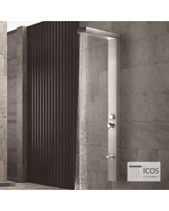 Στήλη Ντουζιέρας με μίκτη THEAMIX, ICOS AISI316 Inox THEAMIX