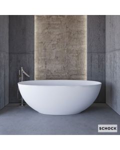 Μπανιέρα Ελεύθερης Τοποθέτησης VISTA Freestanding 160x70, SCHOCK White Matt VIS16070-301