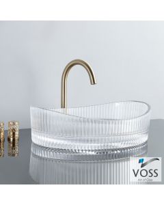 Νιπτήρας Γυάλινος CAVO 50x37,5 VOSS Glass Clear VL1150-000