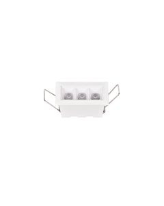 Downlight σποτ 3*3W 3CCT σε λευκή απόχρωση X00190W