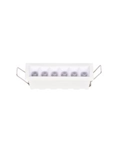 Downlight σποτ 6*3W 3CCT σε λευκή απόχρωση X00200W