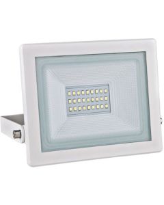 Προβολέας Αδιάβροχος Slim Led SMD 20watt 120° 230V 3000K, 1600lm, IP66, Λευκό χυτό Αλουμίνιο ACA X2030W