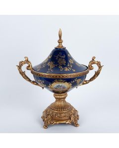 ΦΟΝΤΑΝΙΕΡΑ ΠΟΛΥΡΕΖΙΝ ΜΠΛΕ 37x25x50cm Eurolamp 752-21022