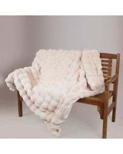 ΓΟΥΝΙΝΗ ΔΙΑΚΟΣΜΗΤΙΚΗ ΚΟΥΒΕΡΤΑ ΚΑΝΑΠΕ, ΜΑΛΑΚΗ, ΛΕΥΚΗ, 140x160cm Eurolamp 600-46025