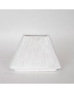 ΒΑΖΟ ΚΕΡΑΜΙΚΟ ΛΕΥΚΟ 25x8x17cm Eurolamp 752-20153