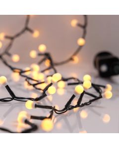 ΣΕΙΡΑ, 300 LED 3mm, ΛΕΥΚΕΣ ΜΠΑΛΙΤΣΕΣ 0.9cm, 31V ΜΕΤΑΣΧΗΜΑΤΙΣΤΗ, 8 ΠΡΟΓΡΑΜΜΑΤΑ & ΜΝΗΜΗ, ΠΡΑΣΙΝΟ PVC ΚΑΛΩΔΙΟ, ΘΕΡΜΟ ΛΕΥΚΟ LED ΑΝΑ 3cm, ΠΡΟΕΚΤΑΣΗ ΠΑΡΟΧΗΣ 3m, IP44 Eurolamp 600-03986