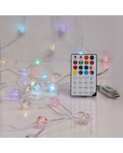 ΣΕΙΡΑ, 100 SMART MINI LED, ΚΡΑΚΕΛΕ ΜΠΑΛΙΤΣΕΣ 2cm, USB, ΔΙΑΧΕΙΡΙΣΗ ΜΕΣΩ ΕΦΑΡΜΟΓΗΣ, M/F, ΤΗΛΕΧΕΙΡΙΣΤΗΡΙΟ, ΔΙΑΦΑΝΟ ΠΛΑΚΕ ΧΑΛΚΙΝΟ ΚΑΛΩΔΙΟ, RGB LED ANA 15cm, ΠΡΟΕΚΤΑΣΗ ΠΑΡΟΧΗΣ 3m, IP20 (ROLL PACK) Eurolamp 600-01322