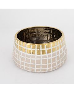 ΚΑΣΠΩ ΧΡΥΣΟ - ΜΠΕΖ 23x23x11cm Eurolamp 752-18014