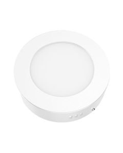 LED SLIM PANEL WHITE ROUND CEIL. 6W 4000K 430Lm Φ120 230V AC Ra80 ACA ARCA640RW