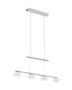 Eglo Aleandro 1 Κρεμαστό Φωτιστικό Μοντέρνο Πολύφωτο Ράγα Λευκό 96528