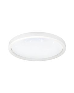 Πλαφονιέρα Οροφής Λευκή 57xH7cm LED 2700-6500K 4100lm Εφαρμογή-Τηλεχειριστήριο Eglo Montemorelos-Z 900409