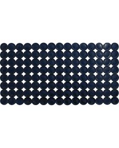 Πατάκι Μπάνιου Αντιολισθητικό 35x67cm Black Bubble San Lorentzo 201452