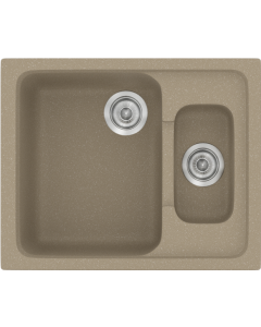 Sanitec Νεροχύτης 330 Classic 62×51 330-42-Granite-Taupe
